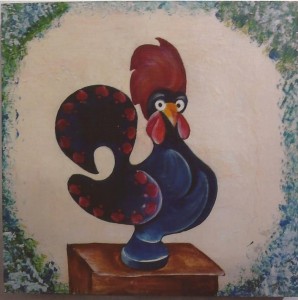 Título da obra: Galo de Barcelos.